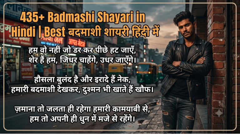 435+ Badmashi Shayari in Hindi | Best बदमाशी शायरी हिंदी में
