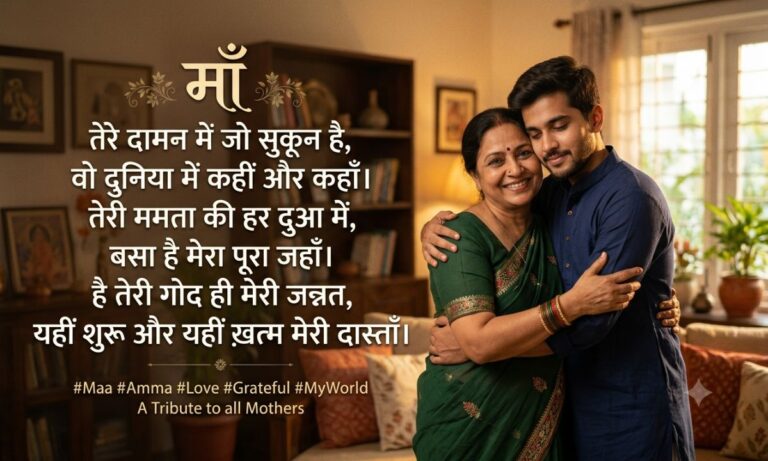 100+ Maa Shayari in Hindi | Best माँ के लिए शायरी हिंदी में