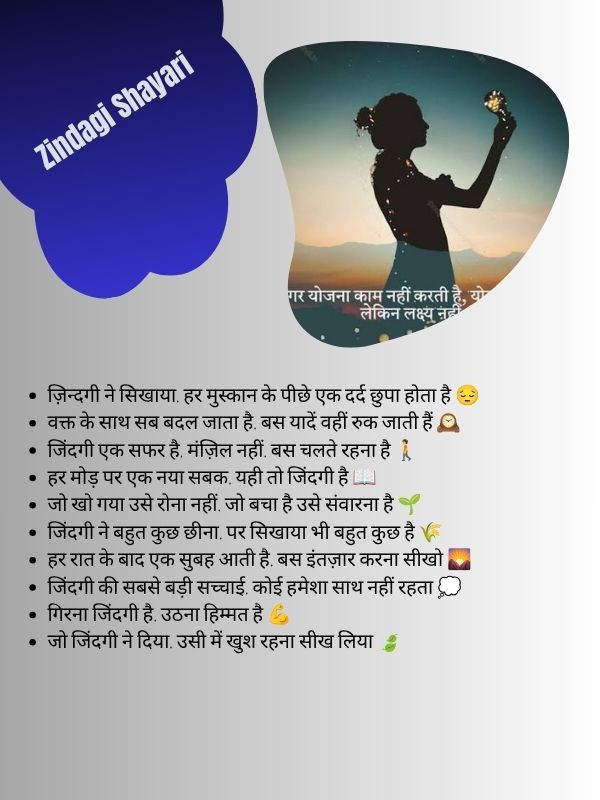 Zindagi Shayari