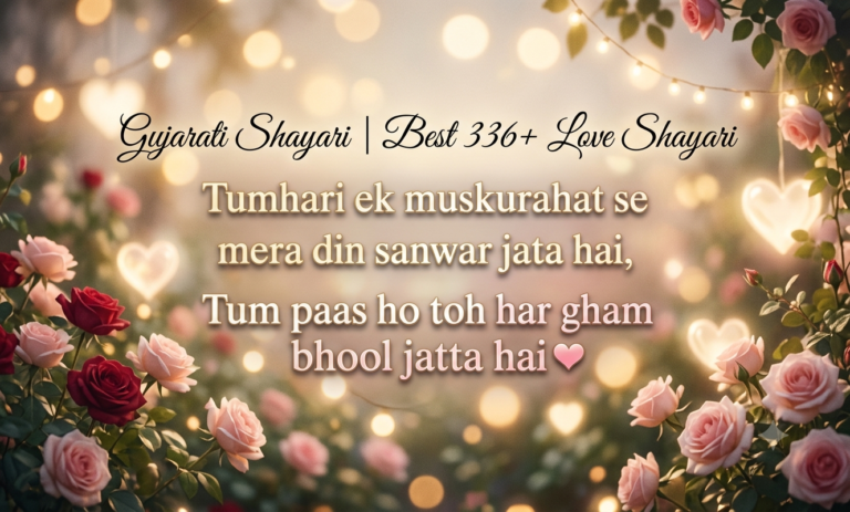 Gujarati Shayari | Best 336+ Love Shayari