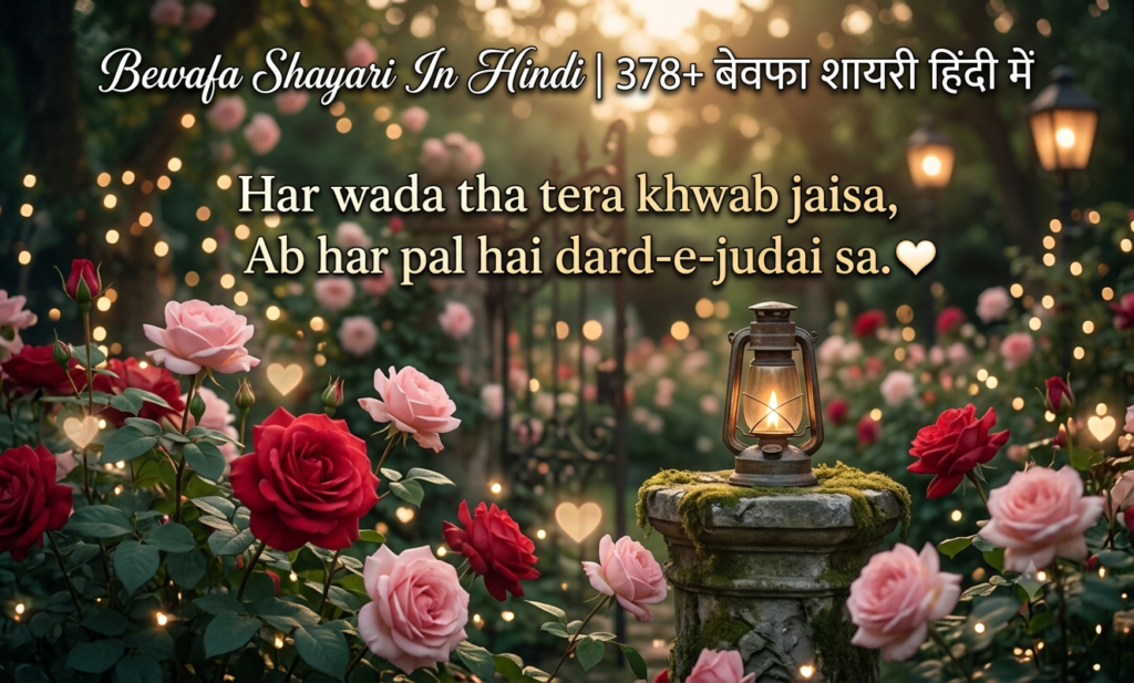 Bewafa Shayari In Hindi | 378+ बेवफा शायरी हिंदी में