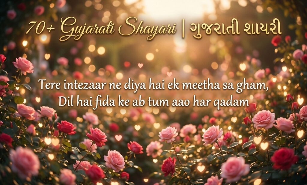 70+ Gujarati Shayari | ગુજરાતી શાયરી