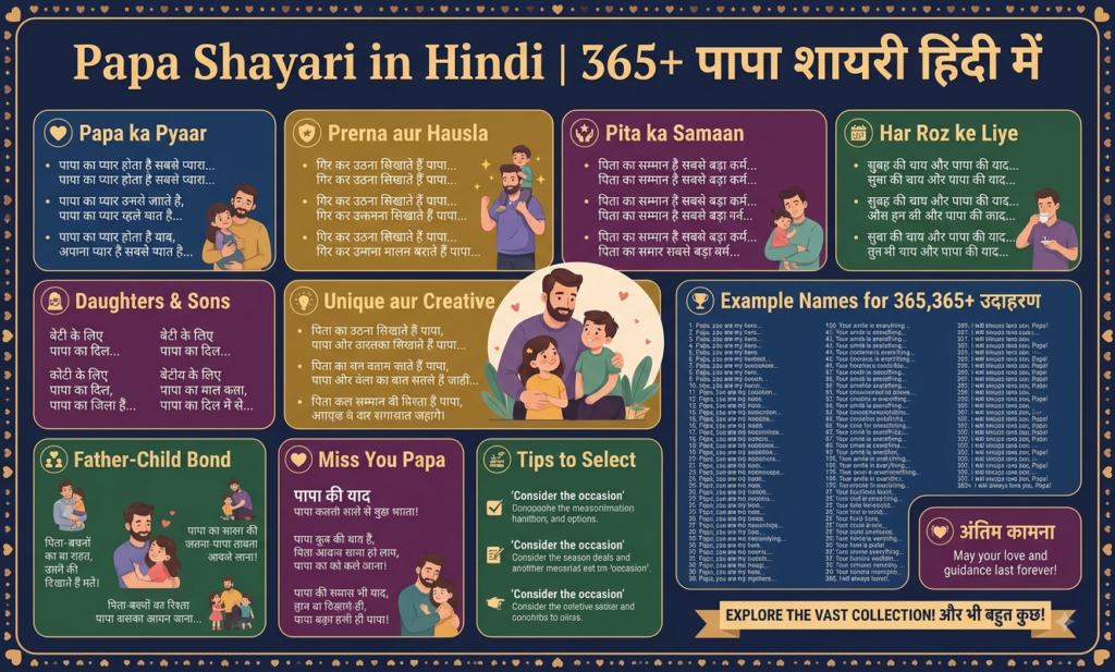 Papa Shayari in Hindi | 365+ पापा शायरी हिंदी में