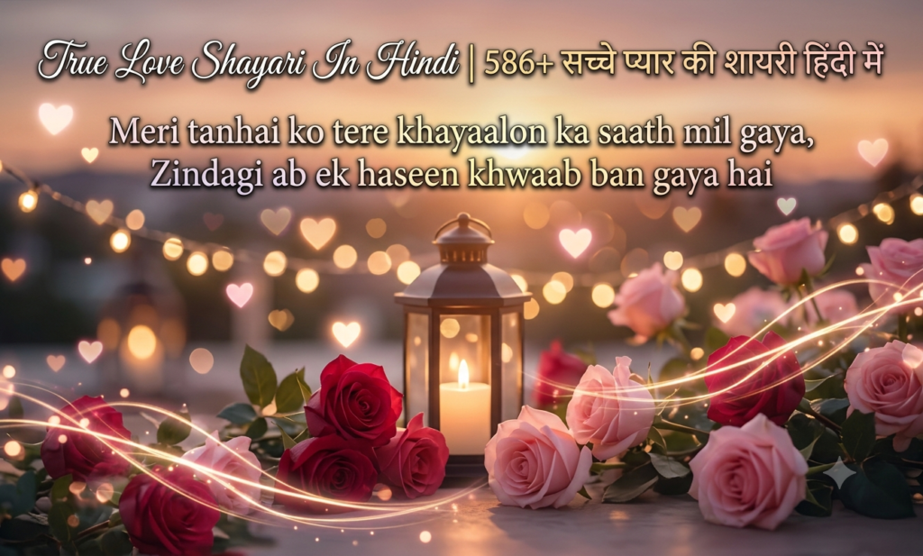 True Love Shayari In Hindi | 586+ सच्चे प्यार की शायरी हिंदी में