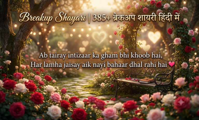 Breakup Shayari | 385+ ब्रेकअप शायरी हिंदी में