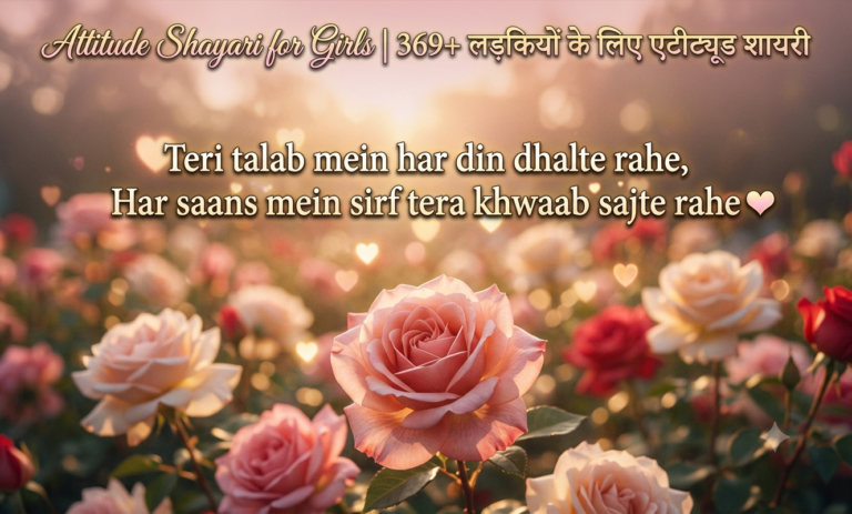 Attitude Shayari for Girls | 369+ लड़कियों के लिए एटीट्यूड शायरी