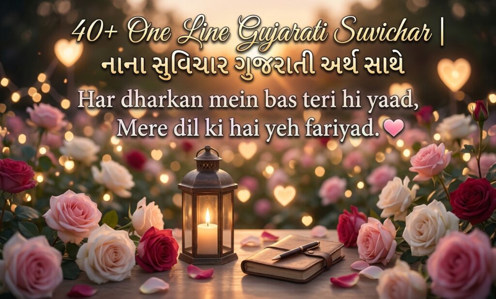 40+ One Line Gujarati Suvichar | નાના સુવિચાર ગુજરાતી અર્થ સાથે
