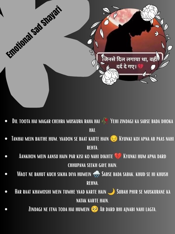 Emotional Sad Shayari
