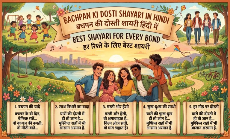 Bachpan Ki Dosti Shayari in Hindi | Best Shayari for Every Bond