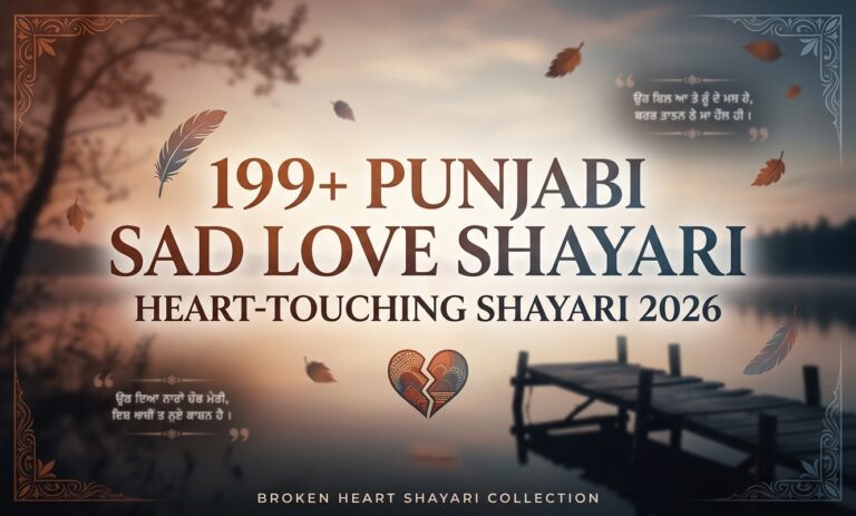 199+ Punjabi Sad Love Shayari | Heart-Touching Shayari 2026